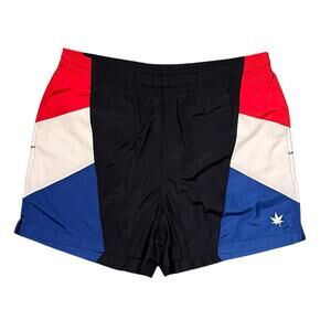 Boast USA Black Red White Blue Retro 4” Tennis Athletic Shorts Mens Large NWOT